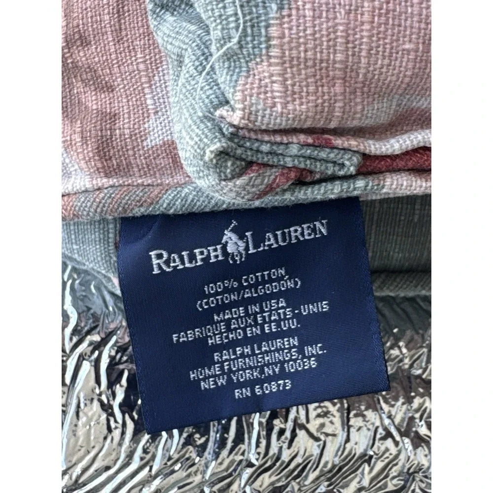 Ralph Lauren Home Twin Floral Melanie Comforter Cottage Country USA Cotton